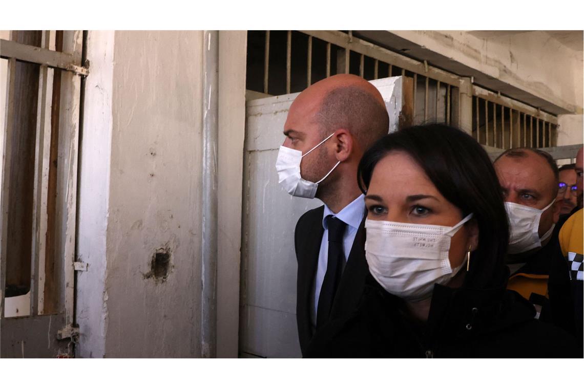 Baerbock und Barrot besichtigen syrisches Foltergefängnis Außenministerin Annalena Baerbock hat in Syrien das berüchtigte Foltergefängnis Saidnaja besichtigt. (Symbolbild)