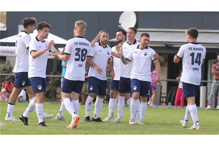 Außergewöhnlich gelungener Start in die Saison: Der TSV Heimsheim feiert ein halbes Dutzend Tore gegen die Spvgg Besigheim.