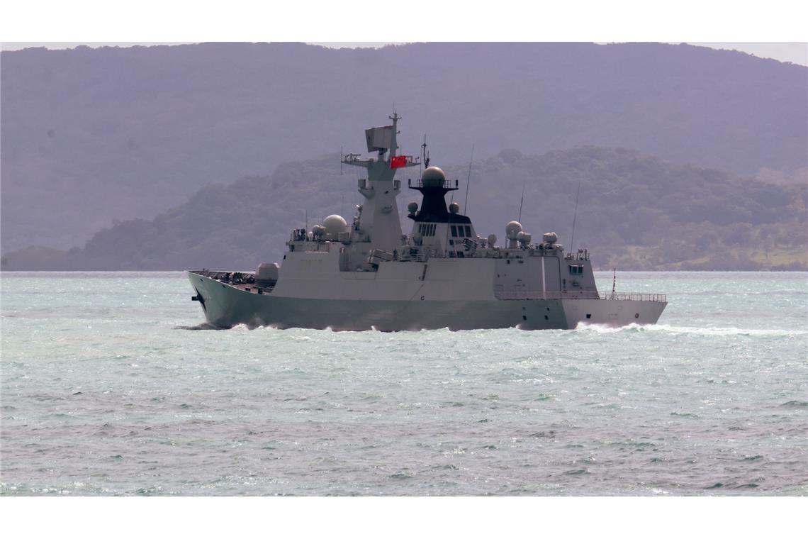 Chinesische Kriegsschiffe vor Australien - Flüge ändern Kurs Australien und Neuseeland beobachten die chinesischen Schiffe mit Sorge.