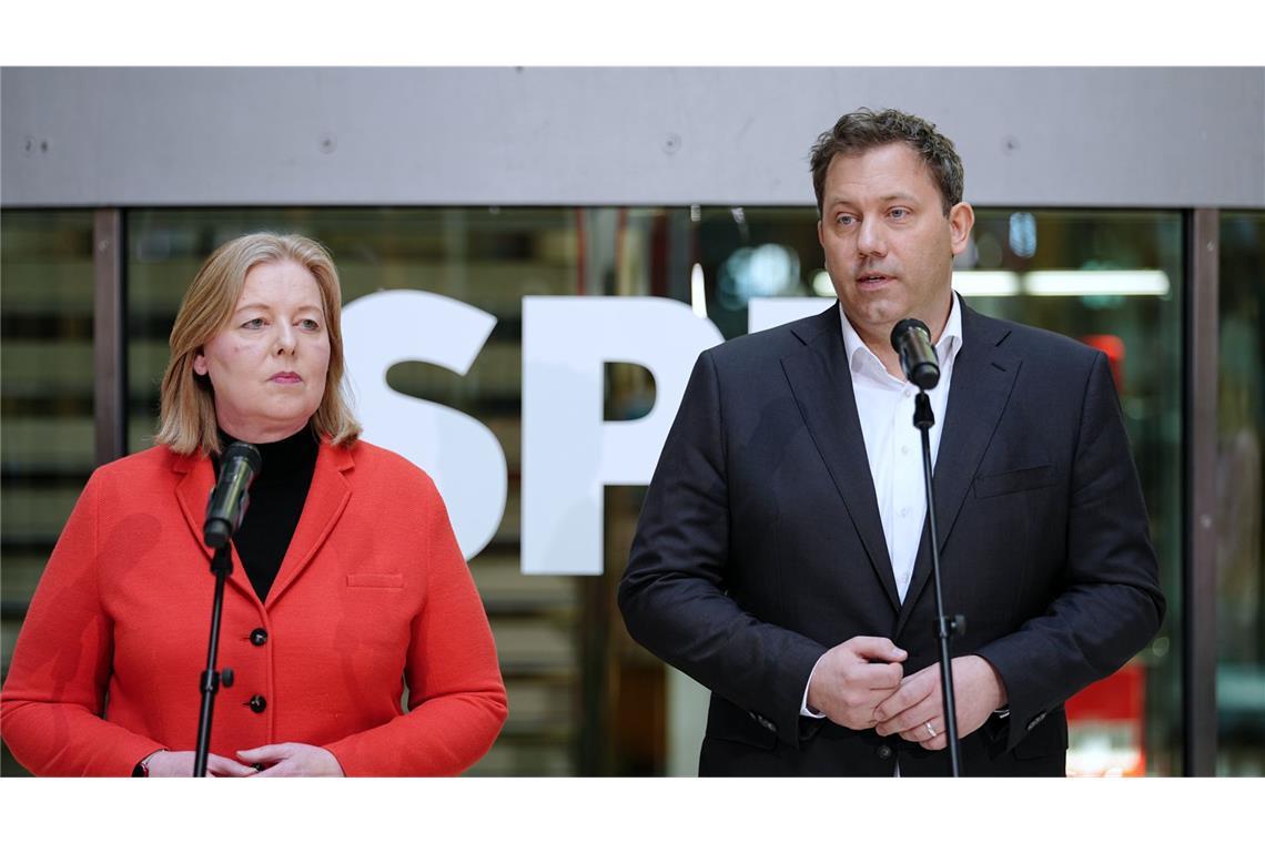 Bärbel Bas und Lars Klingbeil