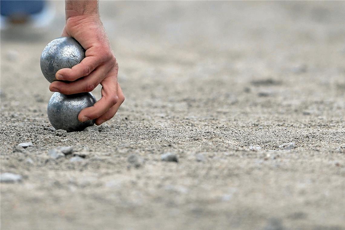 Bald wird es noch mehr Möglichkeiten in Backnang geben, beim Boule eine ruhige Kugel zu schieben. Foto: Imago