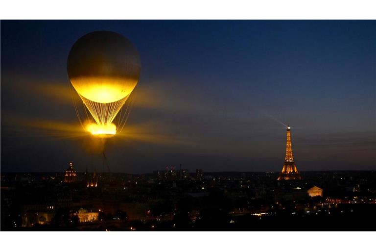 Ballon in Gold - Jahrestag der Olympischen Spiele 2024