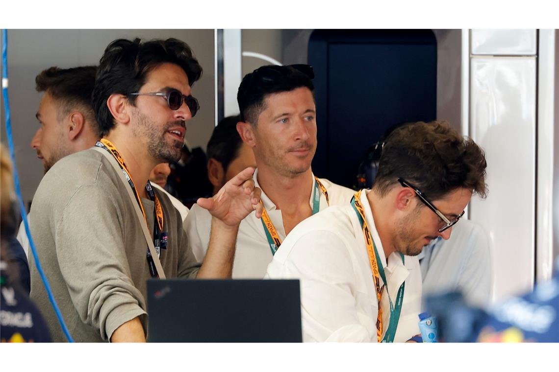 Piastri auf Pole - Lewandowski-Beistand hilft Verstappen Barcelonas Stürmerstar Lewandowski ist Formel-1-Fan.