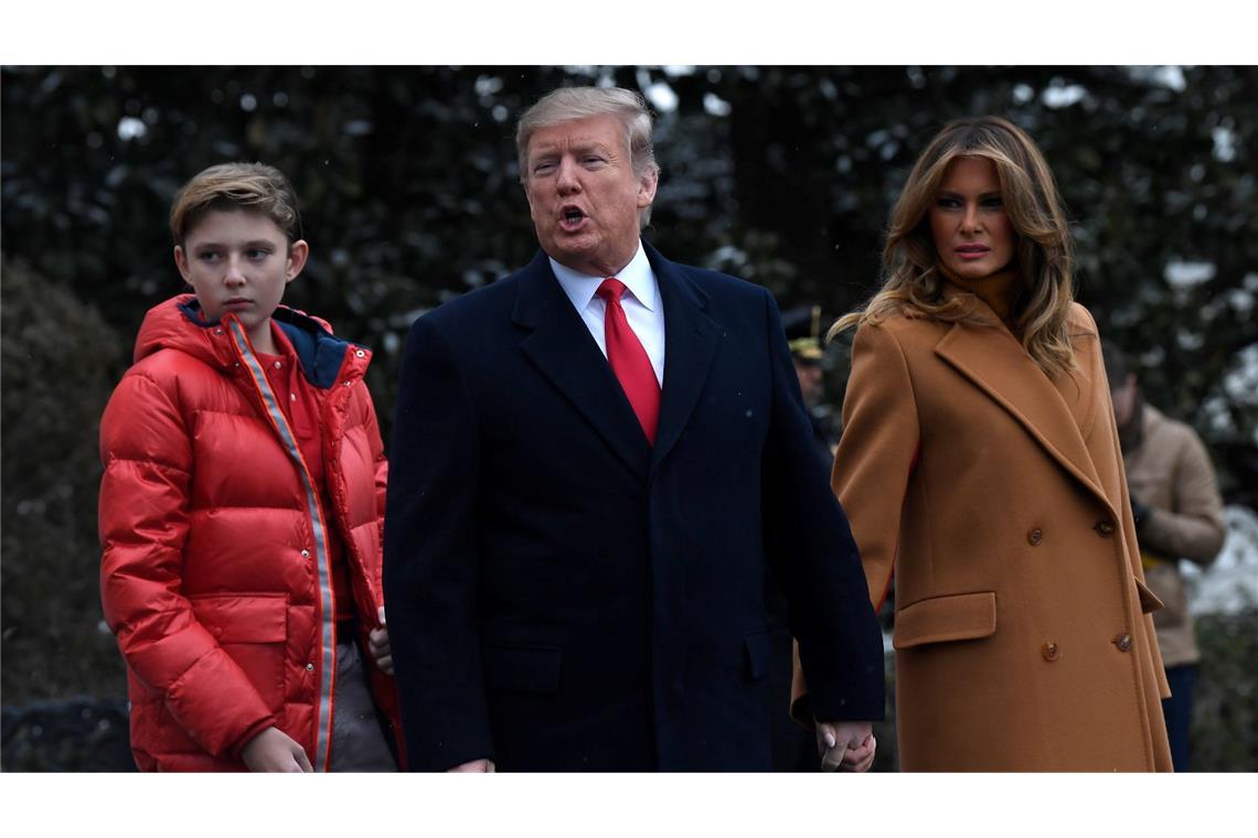 Präsidentensohn, Student, Berater: Das Rätsel Barron Trump Barron hat einen Teil seiner Kindheit im Weißen Haus verbracht. (Archivbild)