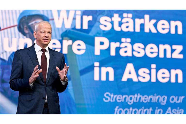 BASF-Chef Kamieth: Milliardeninvestition in China lohnt sich später als gedacht. (Archivbild)