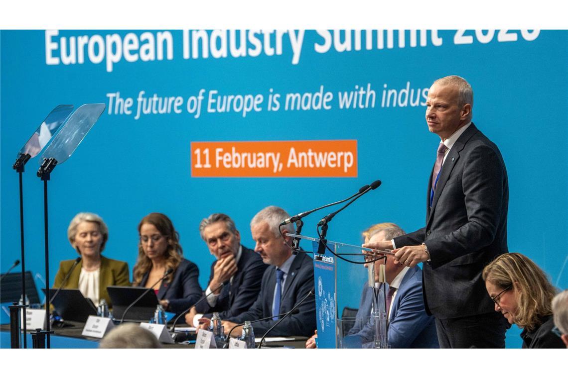 BASF-Chef Markus Kamieth zeigte sich unzufrieden mit der