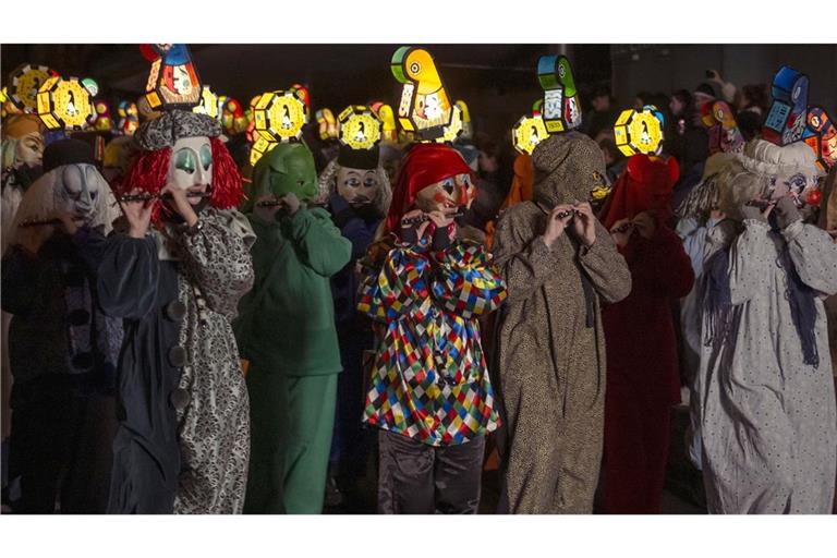 Basler Fasnacht ist in vollem Gange.