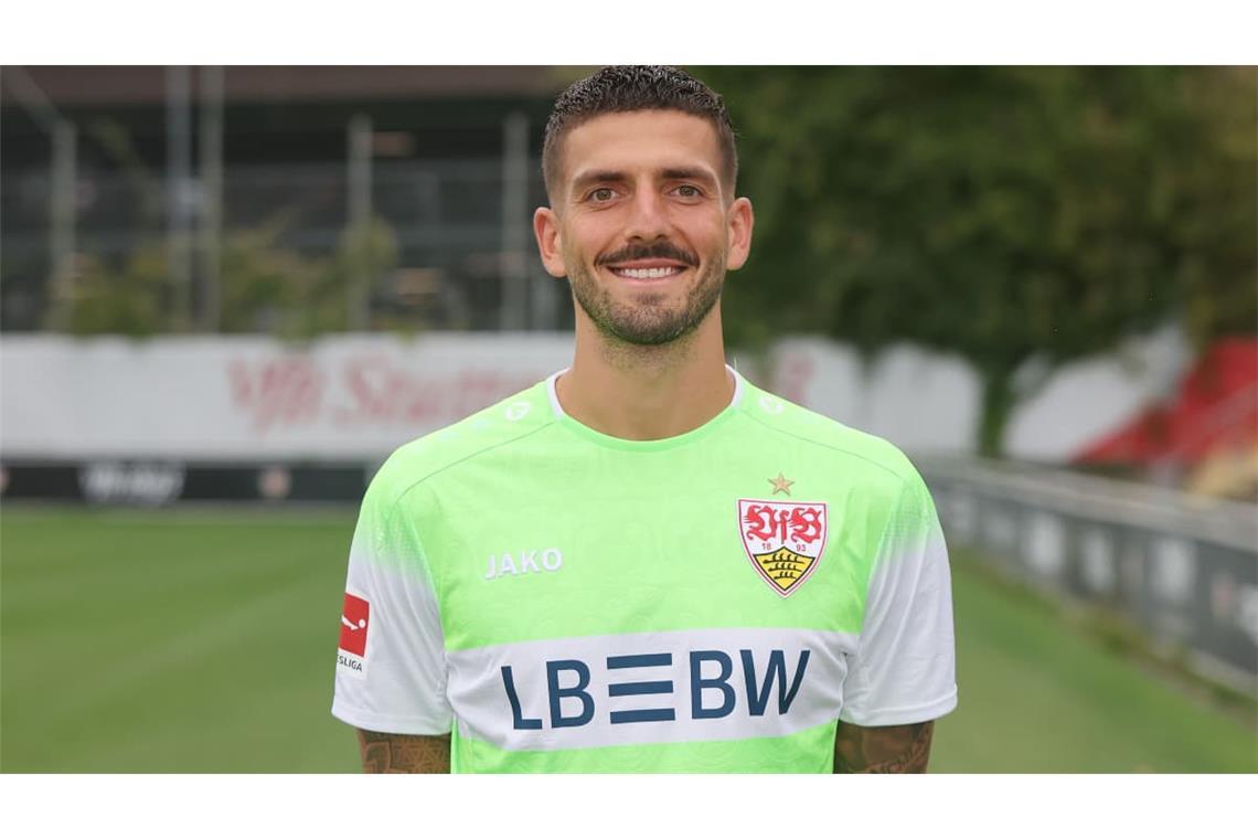 BAU // Stuttgart , Fußball Bundesliga Saison 2026 2027 ; Fototermin VfB Stuttgart ,  Fabian Bredlow