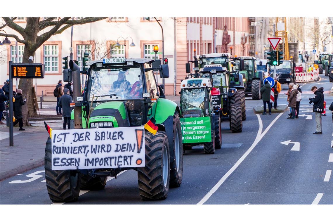 Bauern waren gegen die Streichung auf die Straße gegangen, nun wird sie zurückgenommen. (Archivbild)