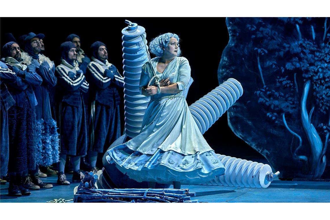 Bayreuths Elsa in der Oper "Lohengrin".