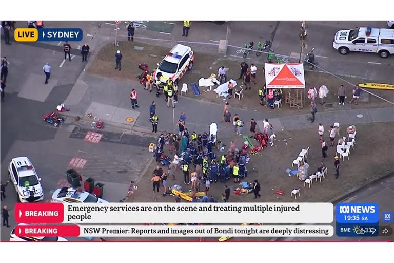 Bei dem Angriff in der australischen Metropole Sydney sind mehrere Menschen getötet worden.