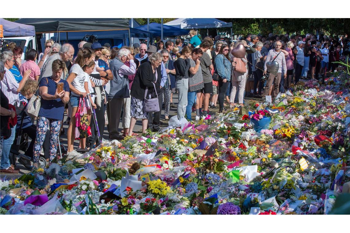 Bei dem rassistisch motivierten Anschlag in Christchurch starben 51 Menschen. (Archivbild)