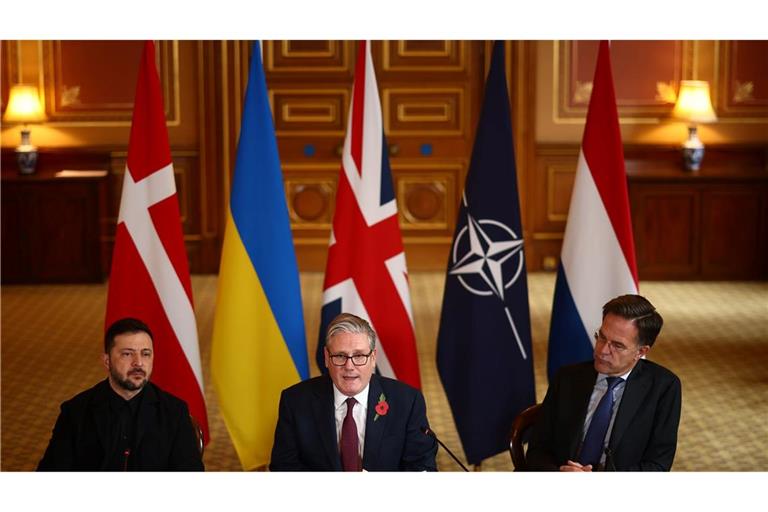 Bei dem Treffen in London ging es auch darum, wie die Ukraine durch den erwarteten schweren Kriegswinter kommen kann.