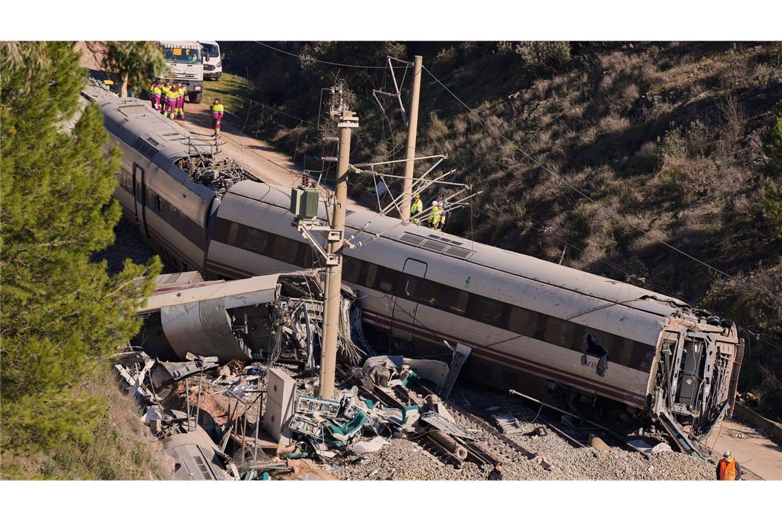 Bei dem Zugunglück kamen mehr als 40 Menschen ums Leben.
