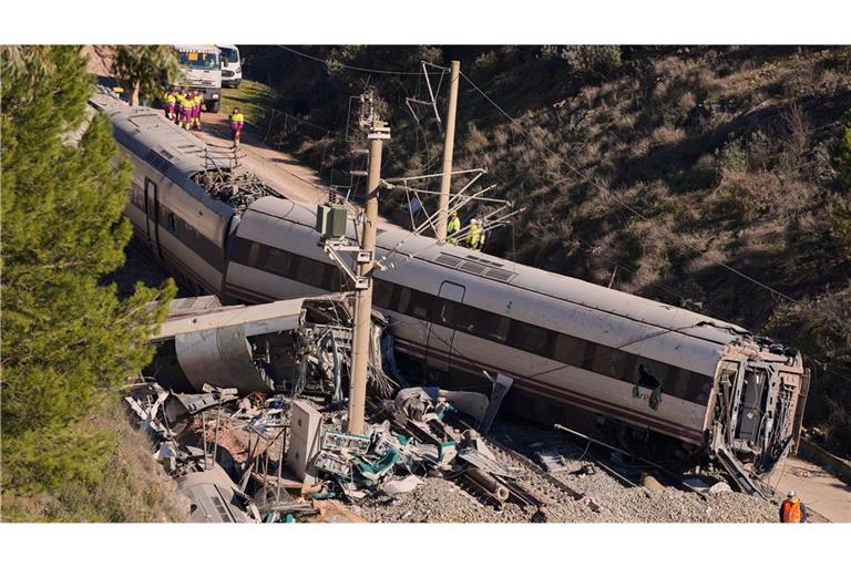 Bei dem Zugunglück kamen mehr als 40 Menschen ums Leben.