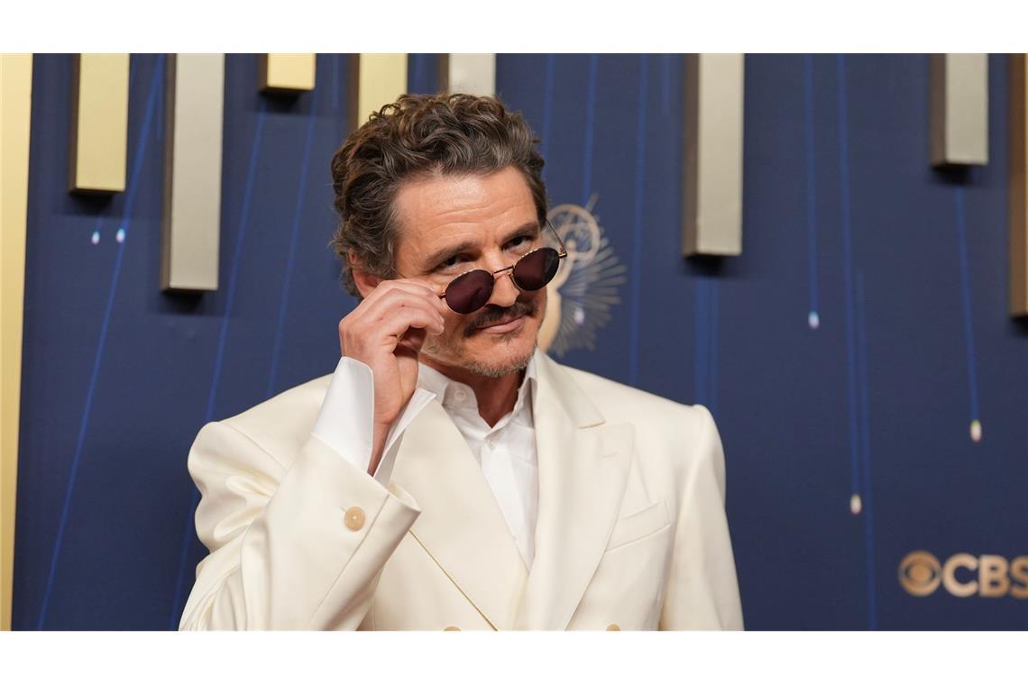 Bei den Oscars ohne Bart, bei den Emmy Awards im September noch mit Moustache: Pedro Pascal. (Archivbild)