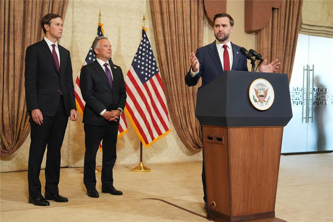 Bei den Verhandlungen zwischen den USA und dem Iran unter Vermittlung Pakistans ist nach den Worten von US-Vizepräsident JD Vance keine Einigung erzielt worden.