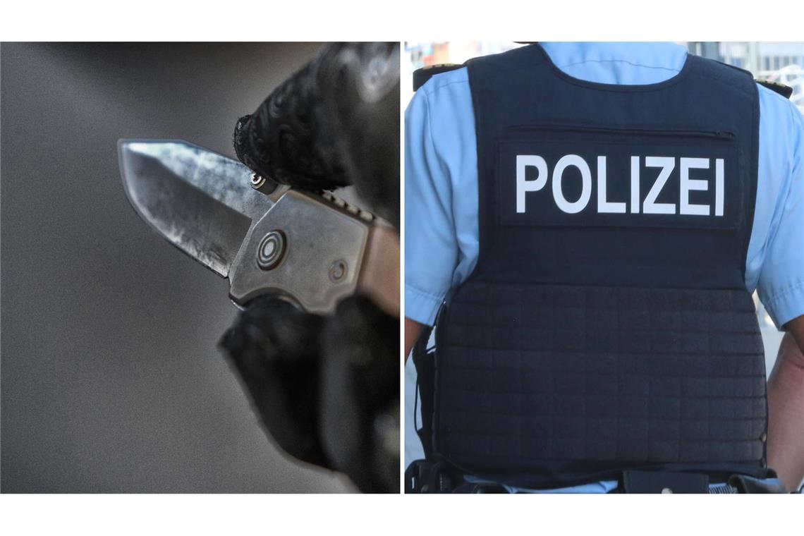 Bei der Auseinandersetzung soll auch ein Messer eingesetzt worden sein. (Symbolbilder)