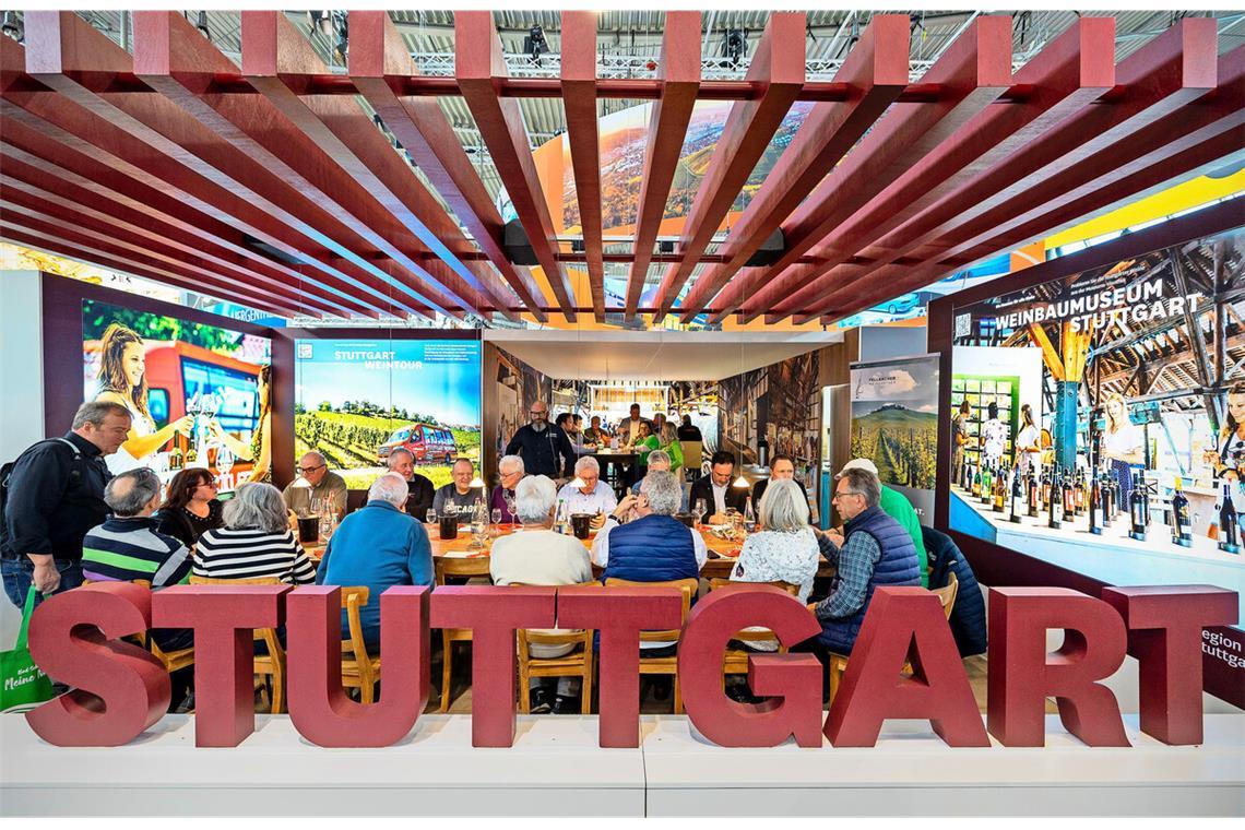 Stuttgart verzeichnet so viele Besucher wie noch nie Bei der CMT wirbt Stuttgart für sich, vor allem auch um Tagestouristen.