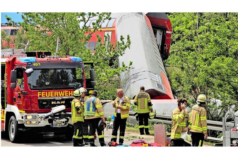 Bei der Entgleisung eines Regionalzugs bei Garmisch-Partenkirchen waren am 3. Juni 2022 fünf Menschen gestorben.