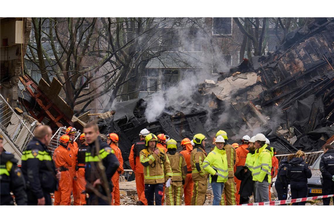 Nach Explosionen in Den Haag: Drei Männer festgenommen Bei der Explosion in Den Haag starben sechs Menschen. (Archivfoto)