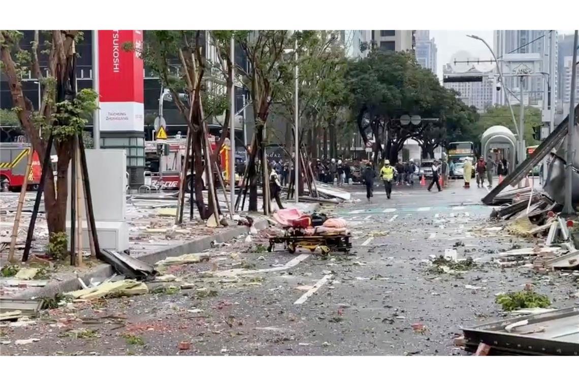 Mehrere Tote bei Kaufhaus-Explosion in Taiwan Bei der Explosion wurden mindestens sieben Menschen verletzt.