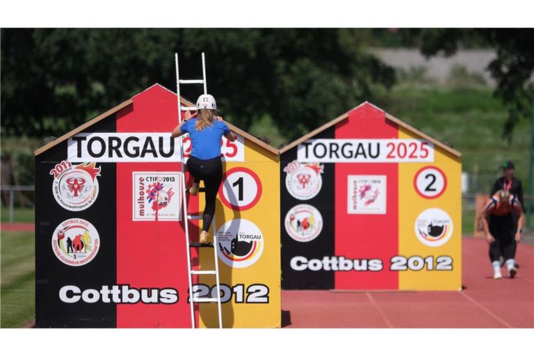 Bei der Feuerwehr-Meisterschaft in Torgau ist es zu einem Eklat gekommen (Symbolbild).