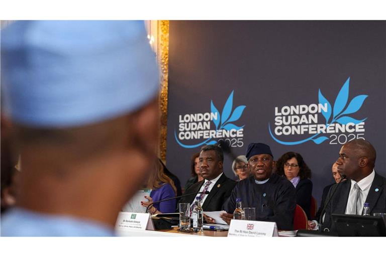 Bei der London Sudan Conference am Dienstag forderten die Staaten Unterstützung.