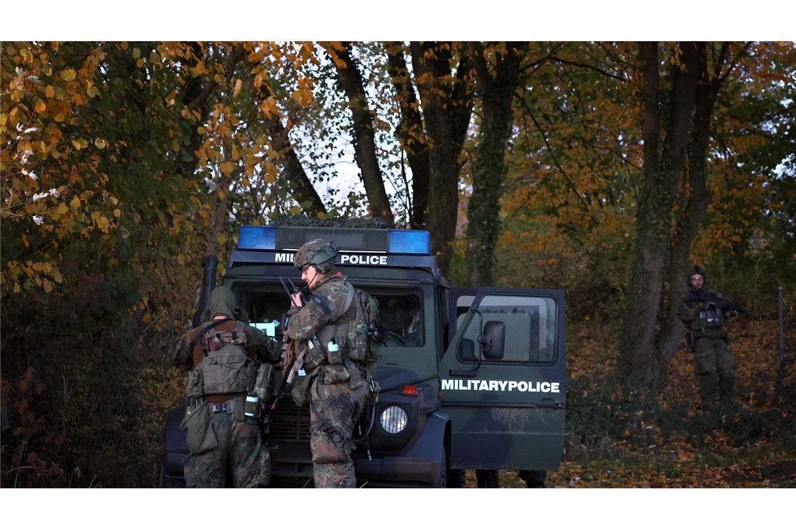 Bei der Übung "Marshal Power" hatten Bundeswehr und Polizei eigentlich zusammen trainieren sollen. (Archivbild)