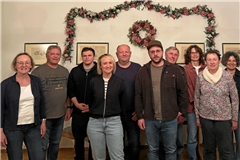 Bei der Versammlung wurde der Vorstand gewählt (von links): Gabriele Herrmann, Rainer Kübler, Dennis Kübler, Julia König, Thomas Dieterich, Jan Windmüller, Heinz Goller, Katja Weiß, Doris Scholl, Petra Klein und Peter Schaile. Foto: Musikverein Fornsbach
