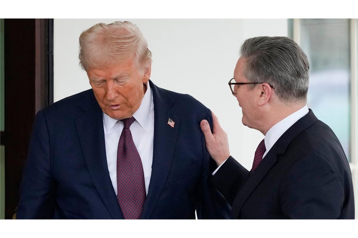 Trump: Hoffnungen auf Friedensdeal - Putin werde Wort halten Bei der Zusammenkunft in Washington sprachen Trump und Starmer auch über den Krieg in der Ukraine.