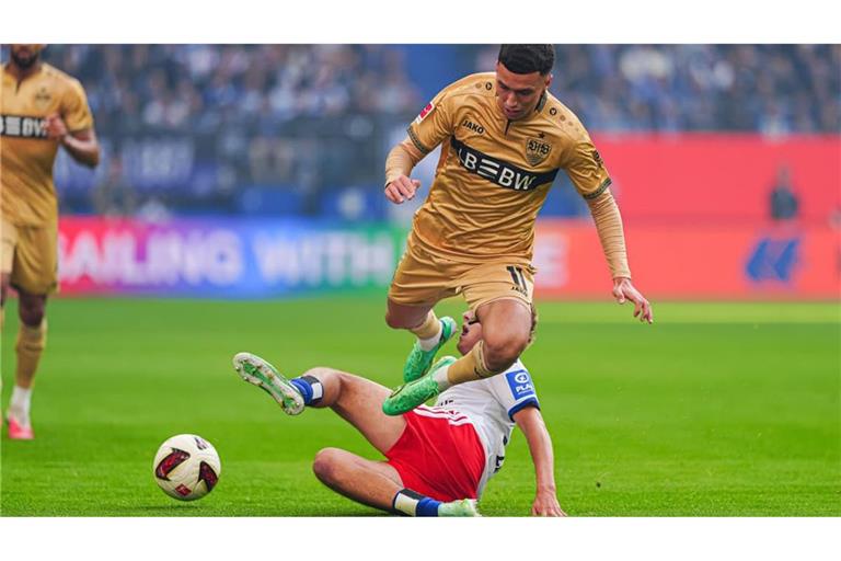Bei dieser Szene verletzte Bilal El Khannouss Louis Lemke unabsichtlich - mit schweren Folgen für den Hamburger.