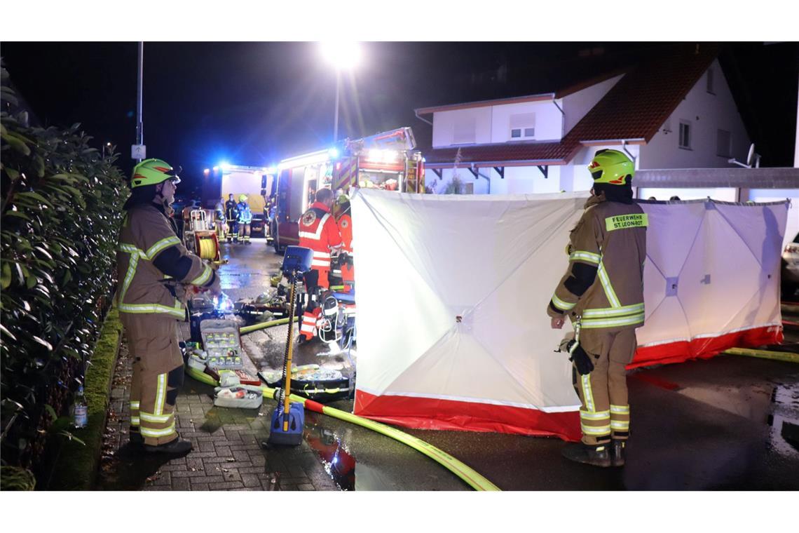 Bei einem Brand in St. Leon-Rot sind zwei Menschen ums Leben gekommen.