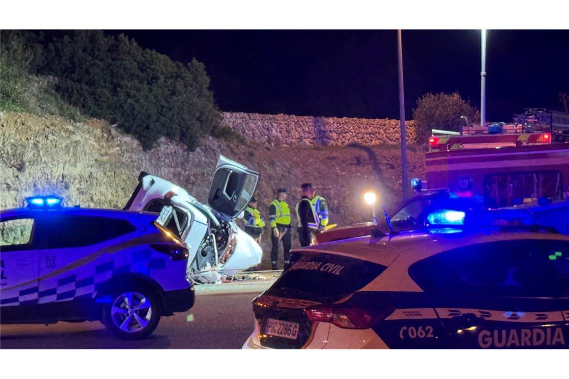 Sechs Tote bei Unfall auf Menorca Bei einem Unfall auf Menorca gab es mehrere Tote (Handout-Foto).
