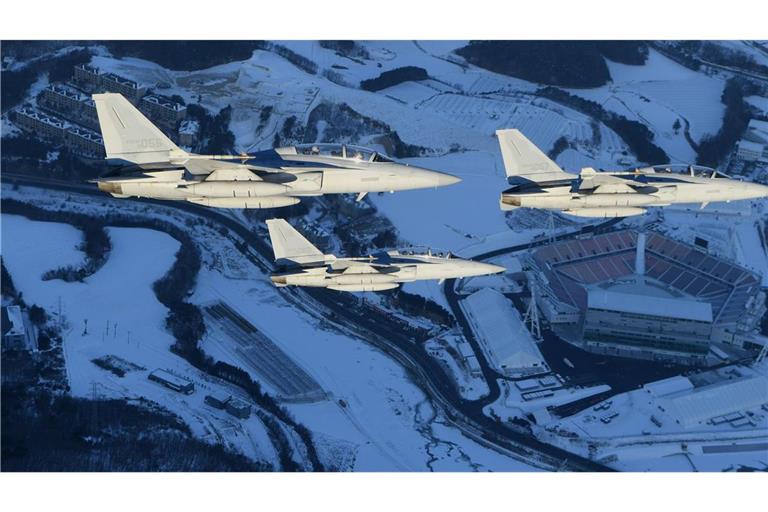 Bei einer Militärübung im südkoreanischen Pocheon wurde irrtümlich eine Bombe abgeworfen (Symbolbild).