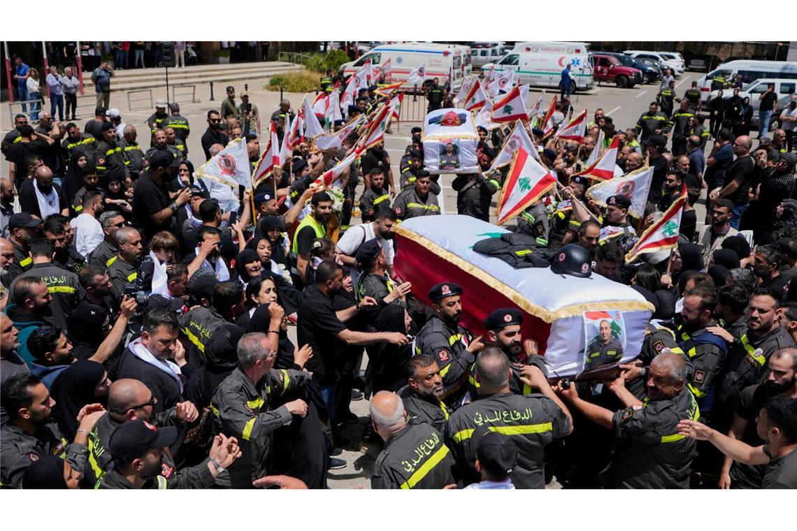 Bei israelischen Angriffen im Libanon kommen immer wieder auch Zivilisten ums Leben.