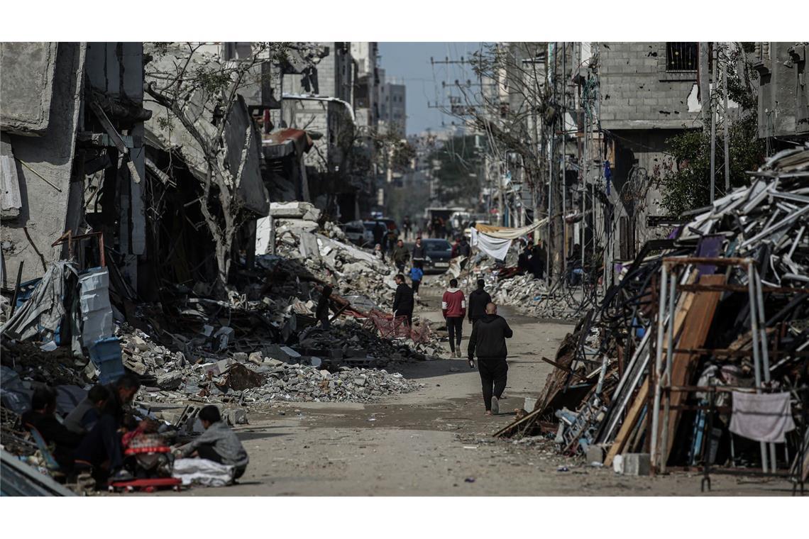 USA und Israel wollen Gaza-Hilfe an Hamas vorbei liefern Bei israelischen Attacken im Gazastreifen wurden nach palästinensischen Angaben zahlreiche Menschen getötet. (Archivbild)