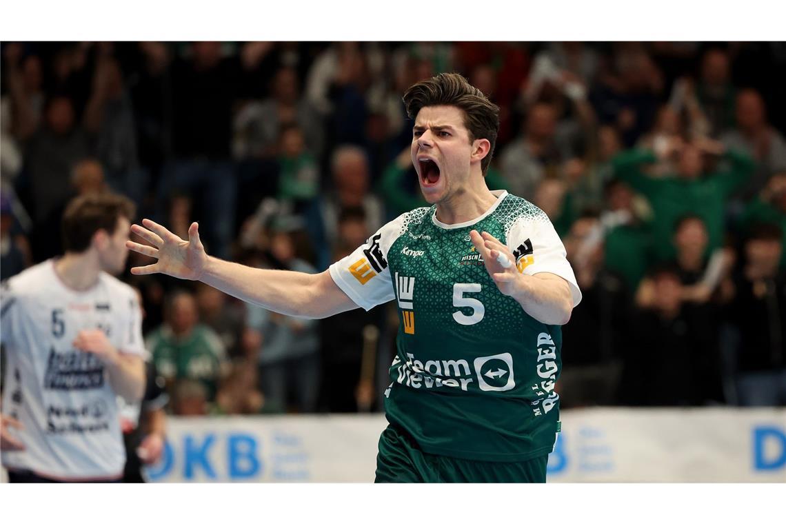 Enttäuschung trotz Punktgewinn im Handballkrimi Bei Linksaußen Rutger ten Velde wechselten Licht und Schatten.