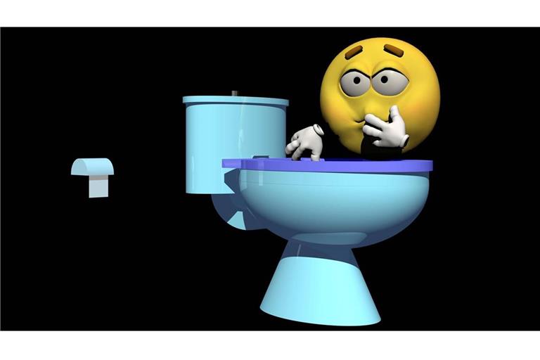 Bei starkem Brechreiz denkt man nicht mehr ans Essen, sondern nur noch an den Vomitus. Sprich: Man muss „spucken“.