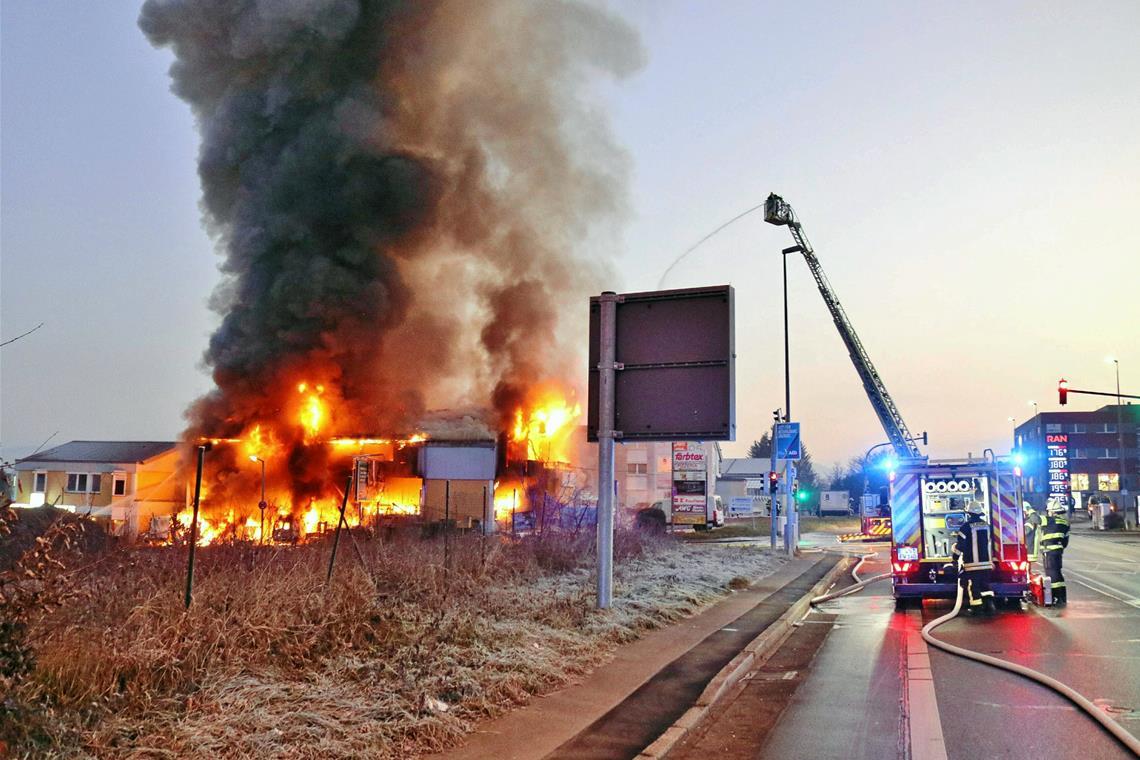 Zeugen gesucht nach Explosion in Schorndorf Beim Brand am 19. Januar sind mehrere Menschen verletzt worden, eine davon schwer. Foto: 7aktuell.de/Kevin Lermer