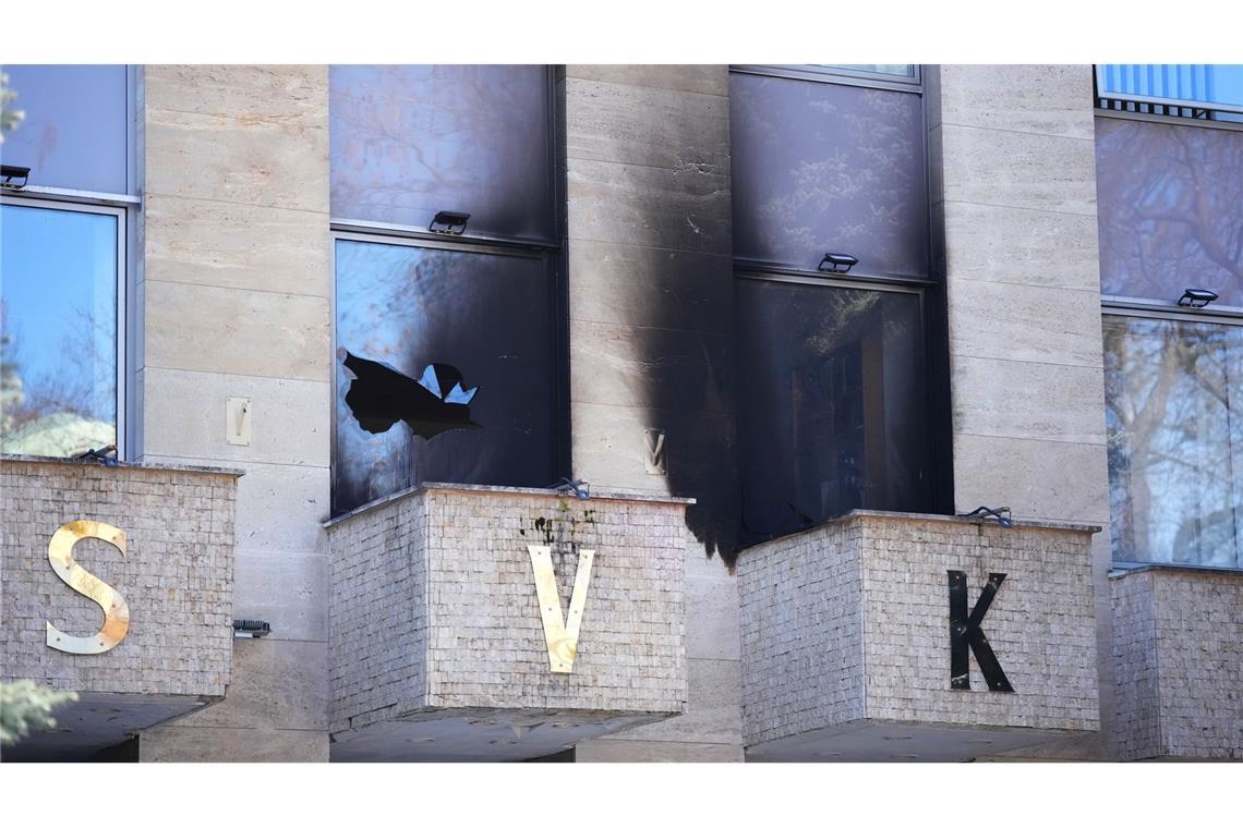 Beim Brandanschlag auf das "Russische Haus" in Prag entstand Sachschaden. (Archivbild)