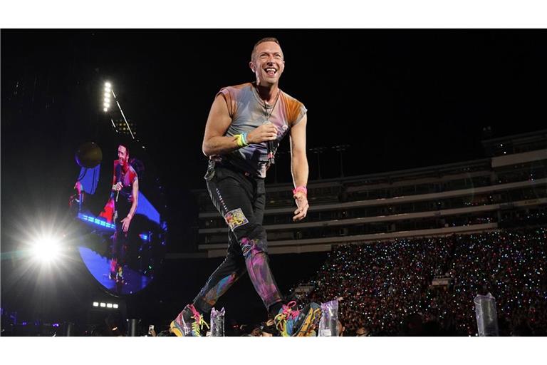 Beim Coldplay-Konzert kommt es zu einem peinlichen Moment