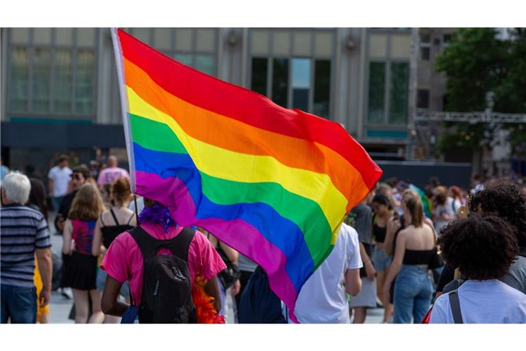 Beim CSD in Pforzheim blieb es friedlich (Archivbild).