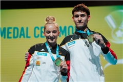 Beim DTB-Pokal 2026 startet Karina Schönmaier im Mixed Cup, Timo Eder wird bei der Team Challenge antreten.