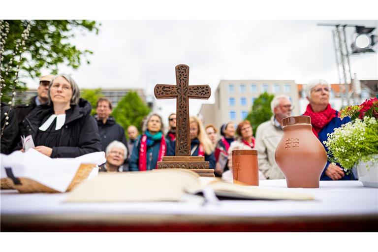 Beim Schlussgottesdienst unterstrich der Kirchentag seinen politischen Anspruch.