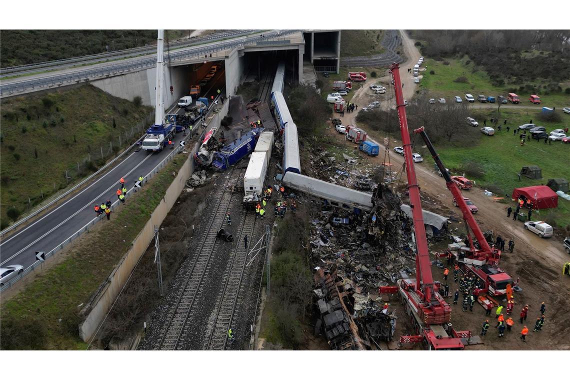 Beim Tempi-Zugunglück in Griechenland vor gut drei Jahren starben 57 Menschen. (Archivbild)