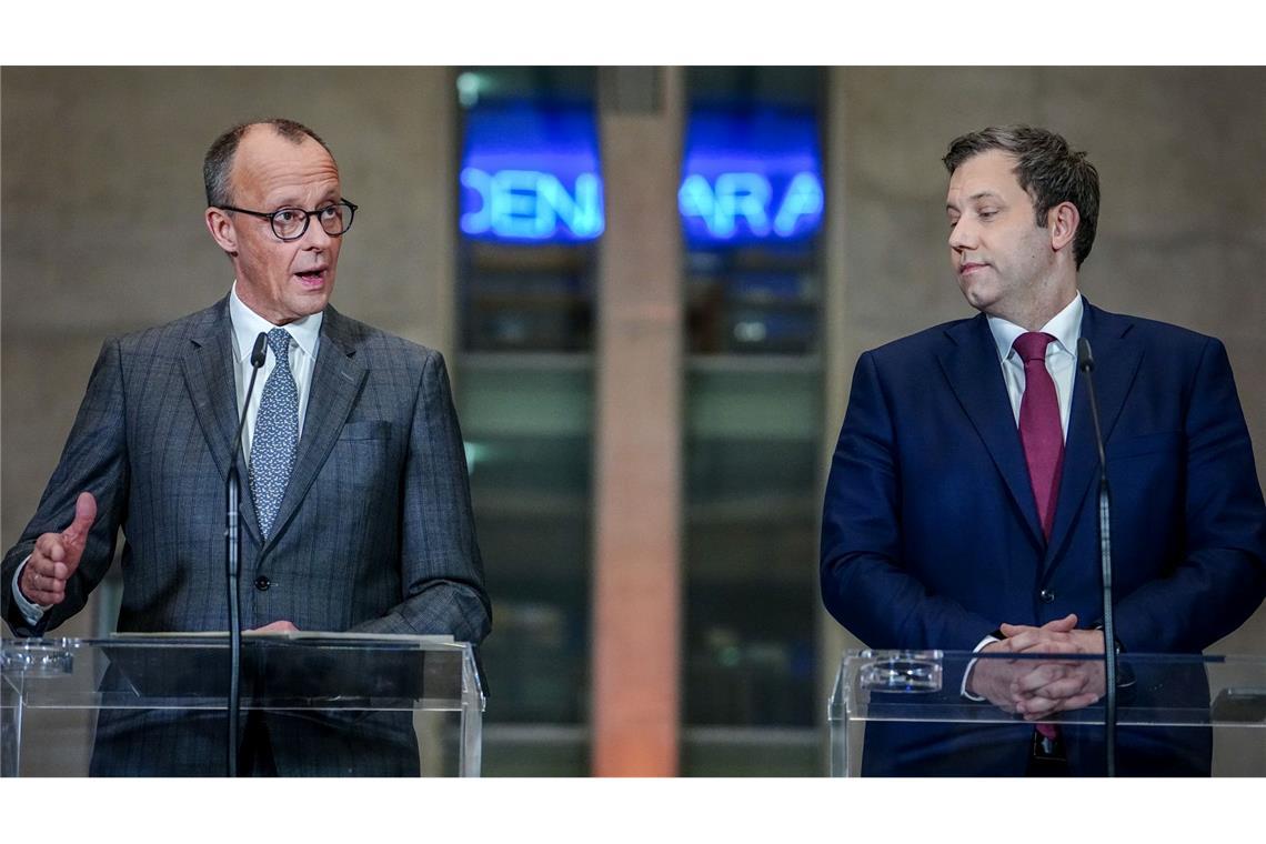 Klingbeil zieht rote Linie beim Thema Migration Beim Thema Migration kommen schwierige Verhandlungen auf Union und SPD zu.