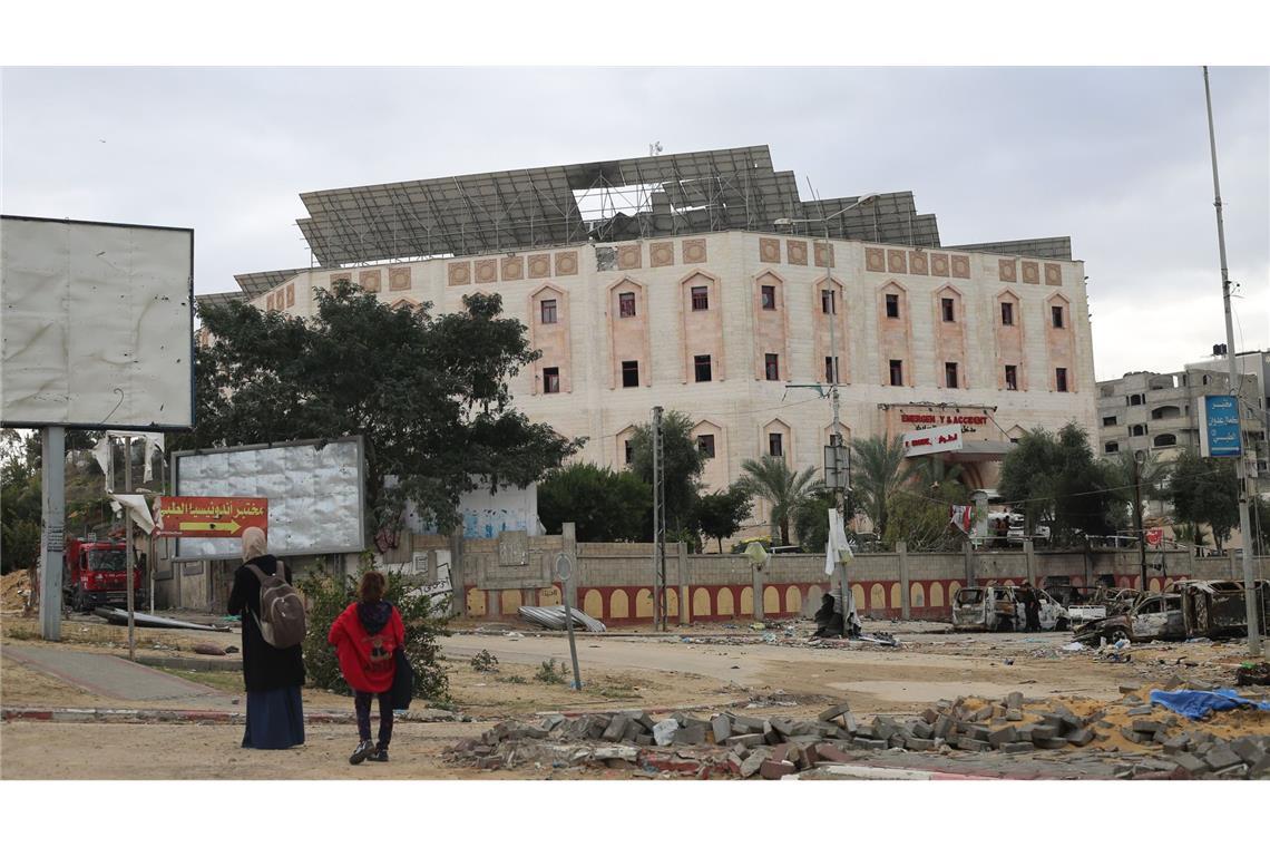 Israelische Armee tötet fünf Palästinenser in und um Klinik Beit Lahia: Das indonesische Krankenhaus im Gazastreifen. Die israelische Armee hat die Zwangsräumung des Krankenhauses angeordnet (Archivfoto).