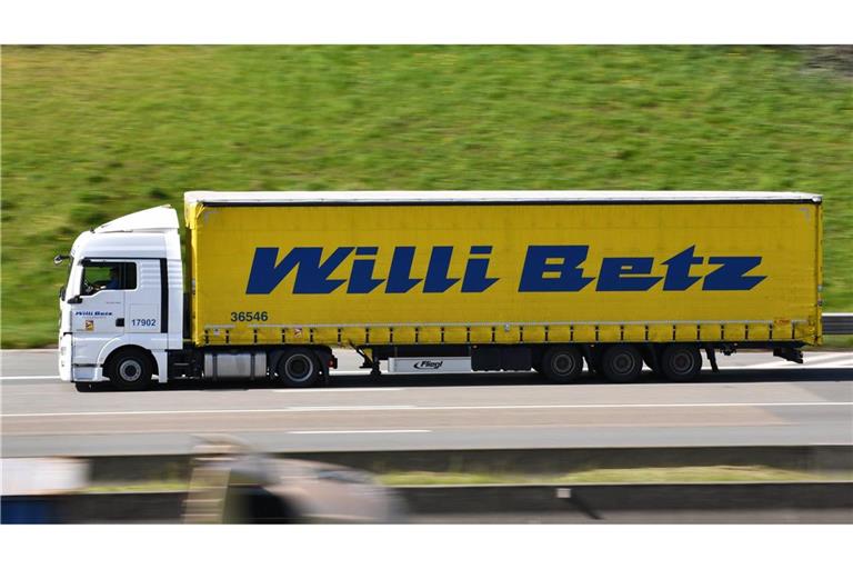 Bekannter Anblick auf Autobahnen: Die meist gelben Laster der Firma Willi Betz