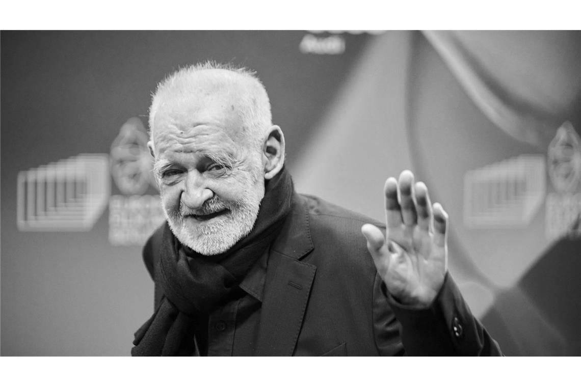 Bela Tarr war 2023 bei der Verleihung des Europäischen Filmpreises in Berlin.